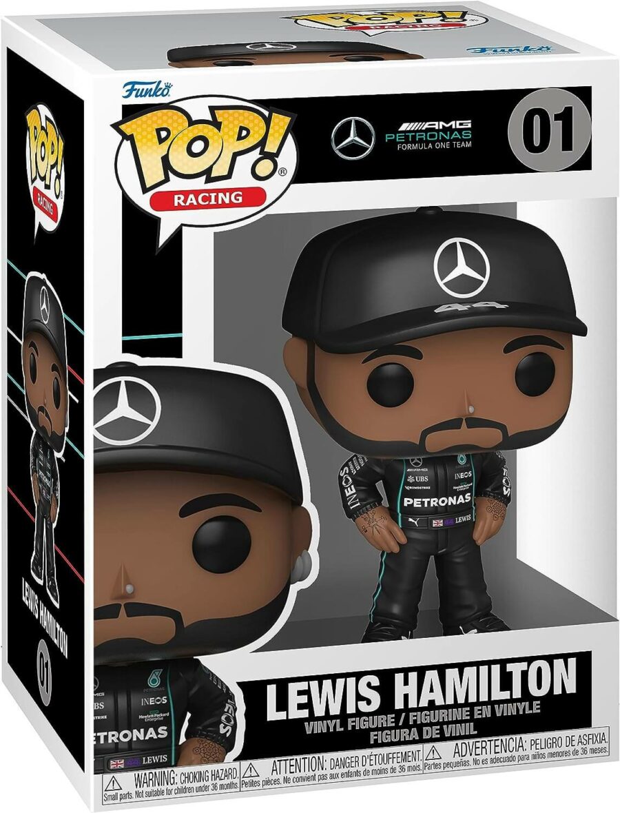 Figurine Funko Pop Lewis Hamilton #01 Mercedes (Formule 1)